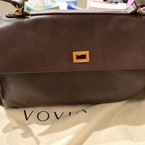 Cocoa Coffee Leather Handbag